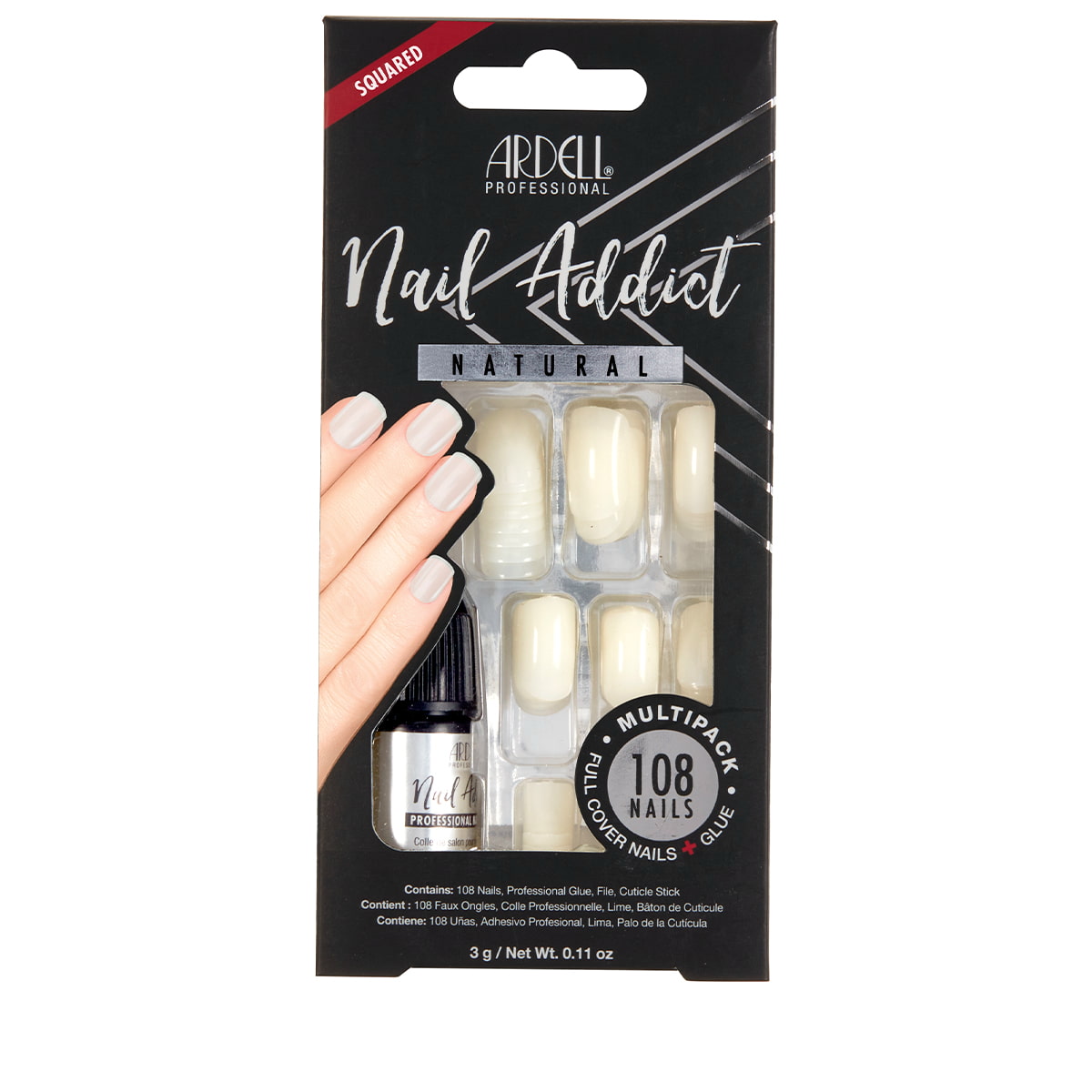 Nail Addict Natural Multipack - Squared