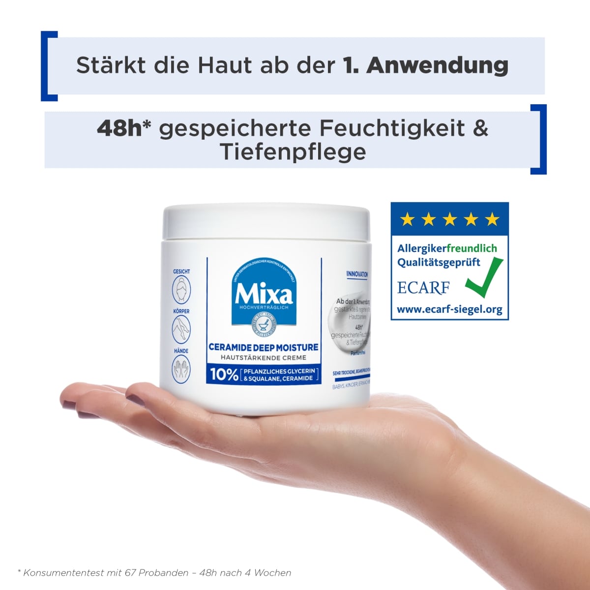 Hautstärkende Creme