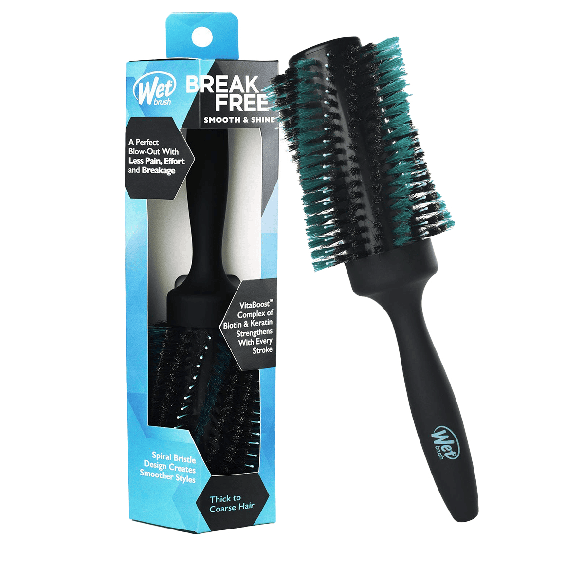 Smooth & Shine Round Brush - Thick/Course Hair