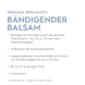 Bändigender Balsam