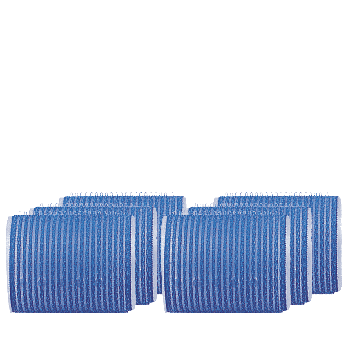 Bigodini adesivi professionali blu 50 mm (6 pezzi)