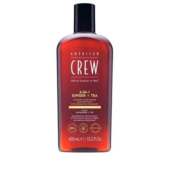 3-in-1 Energizing Ginger & Tea Shampoo, Conditioner & Body Wash