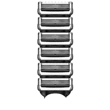 System blades for the genital area - 6 pcs.