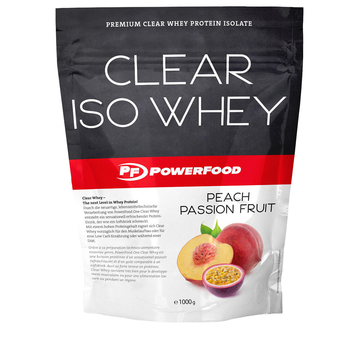 Clear Iso Whey Peach Passion Fruit