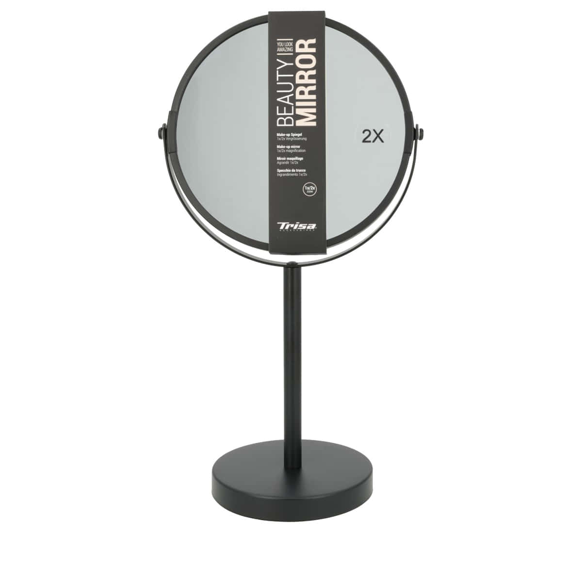 Make-up Mirror - black, x1 and x2
