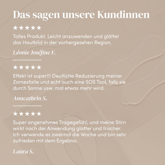 Wiederverwendbares Stirn Pad mit Aloe Vera