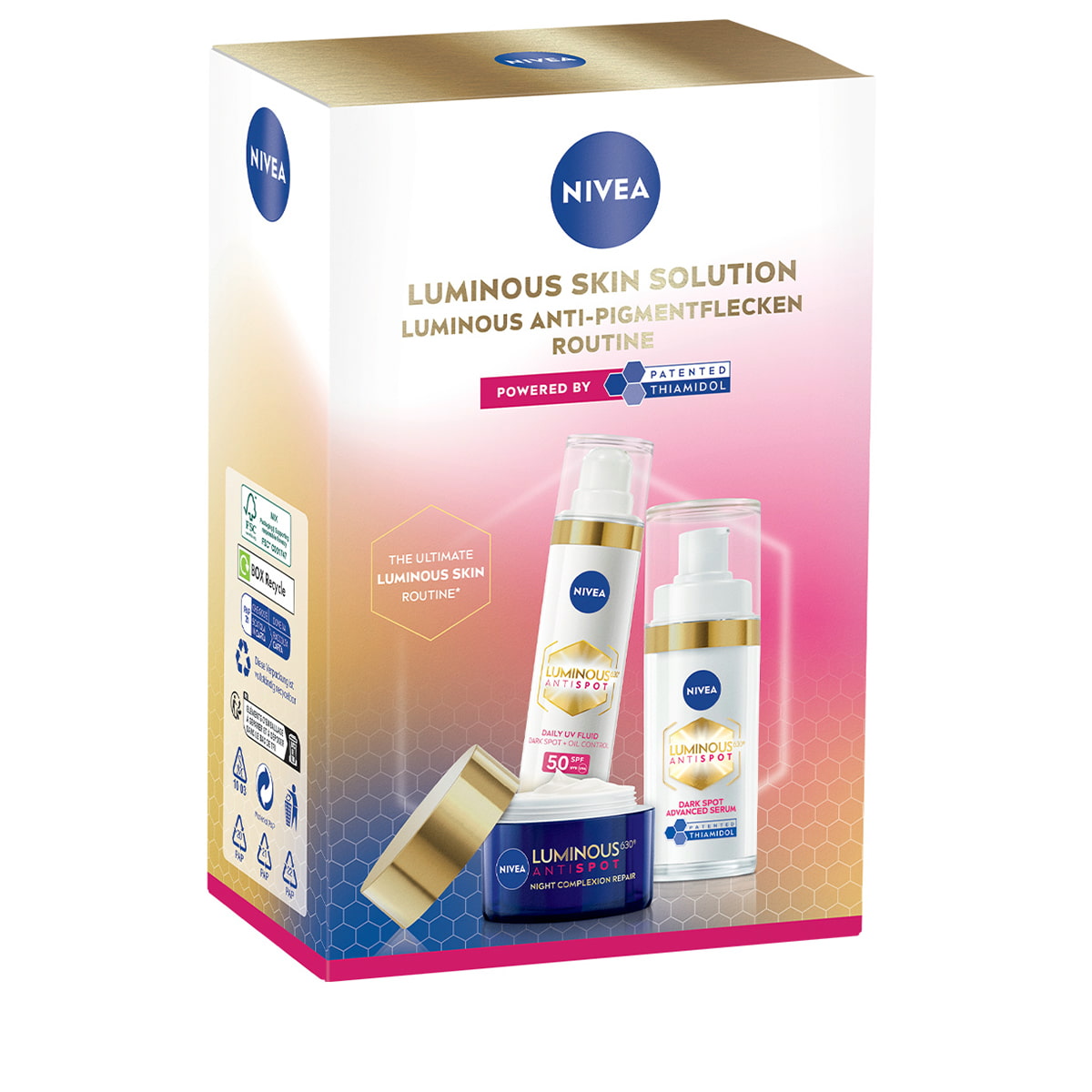 Coffret Luminous630 - Jour, Nuit & Sérum Intensif