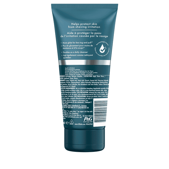 2-en-1 Crème de Rasage et Nettoyant pour Zone Intime