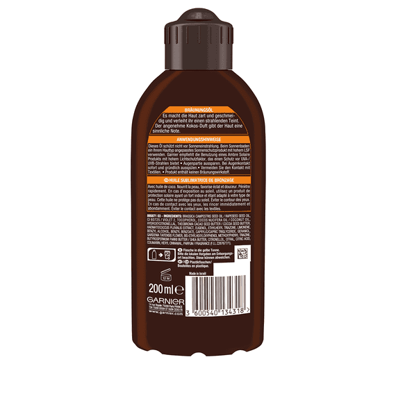Olio solare marrone intenso