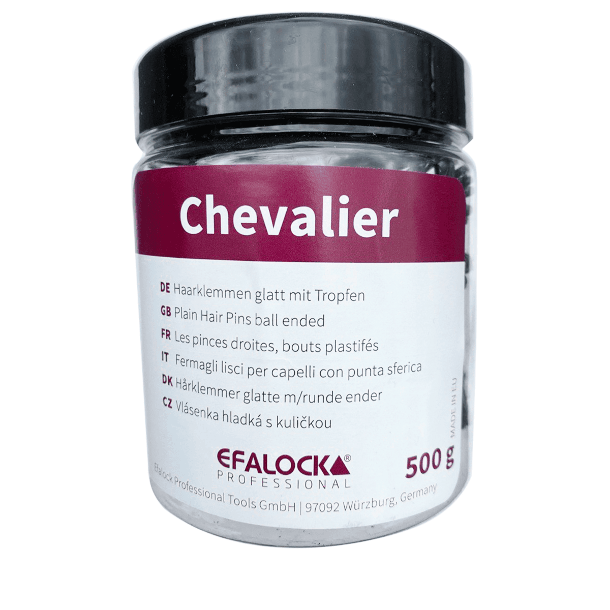 Chevalier Haarklemmen 7 cm Schwarz