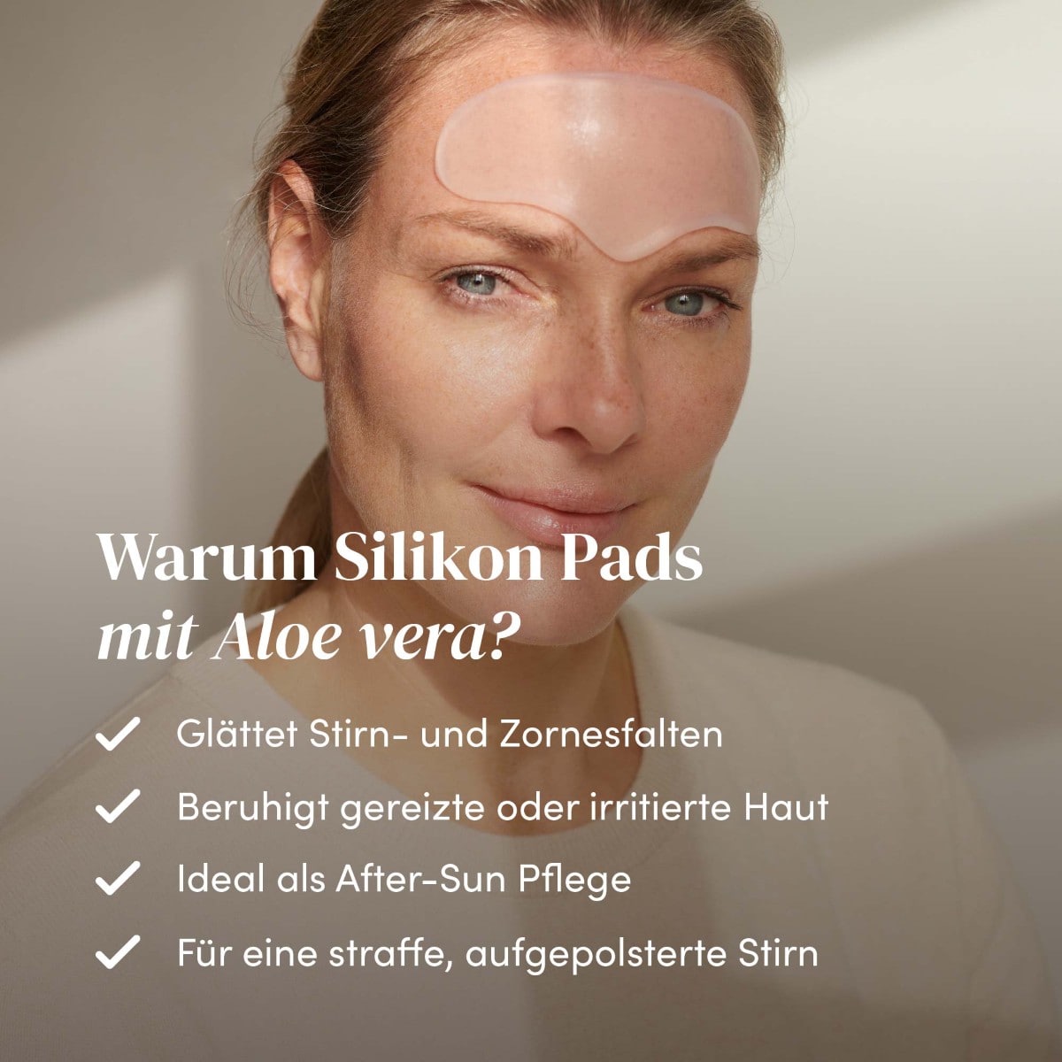 Wiederverwendbares Stirn Pad mit Aloe Vera