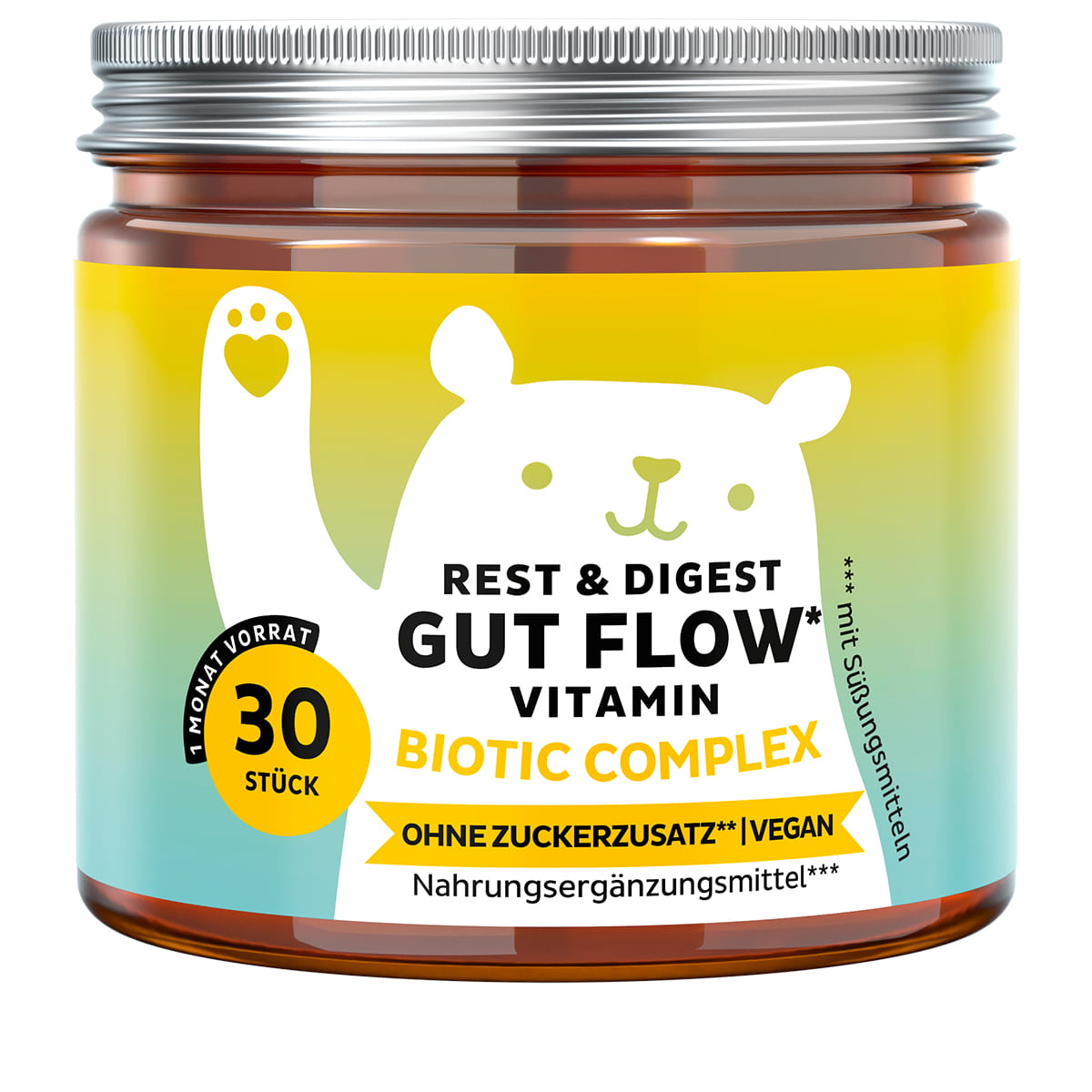 Rest & Digest Gut Flow Vitamin - 30 Bears