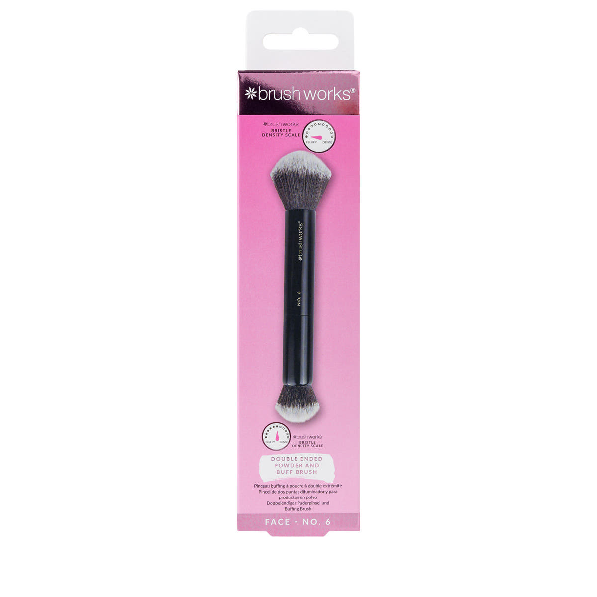 No. 6 Double Ended Powder and Buff Brush