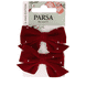 Clip per capelli con fiocchi rossi