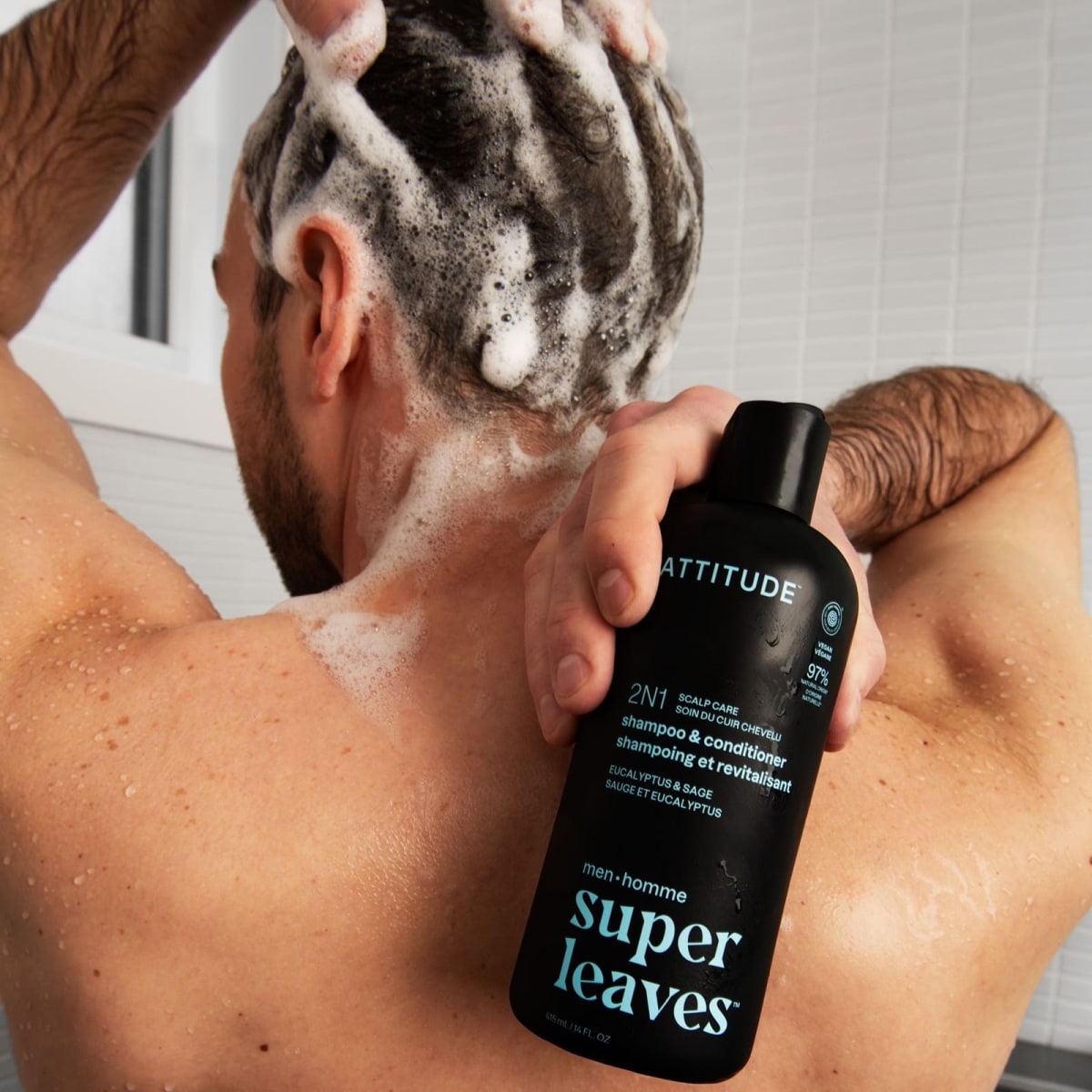 Shampoo & balsamo 2 in 1 cura del cuoio capelluto eucalipto & salvia