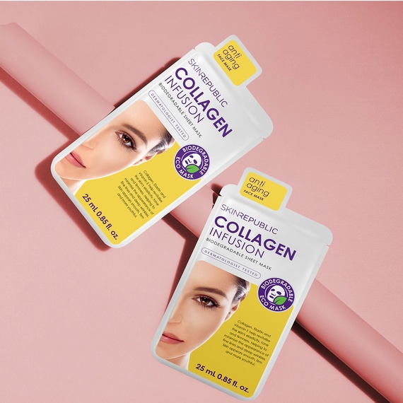 Kollagen Infusion Gesichtsmaske
