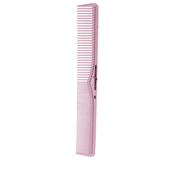Hair-cutting comb 7" pink