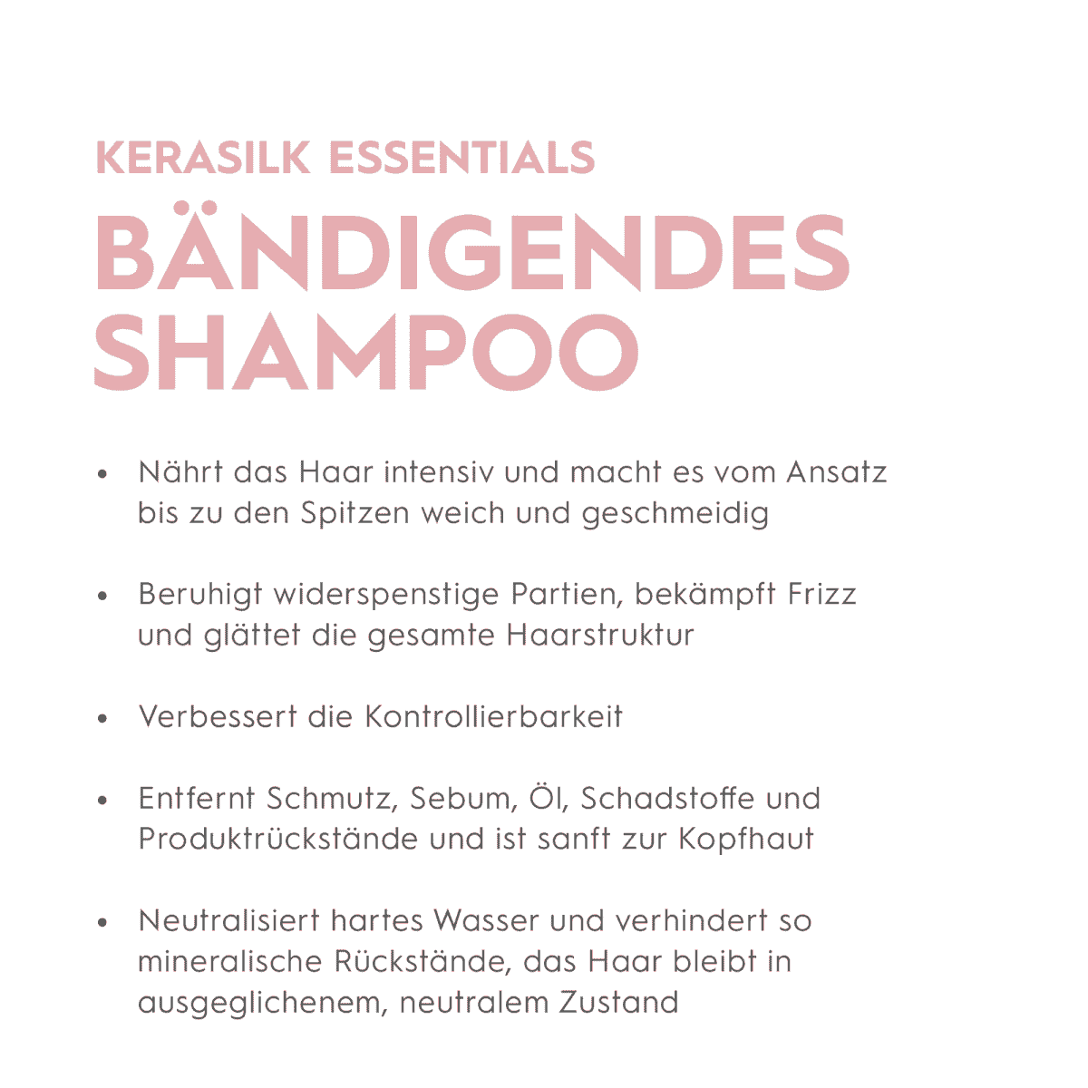 Bändigendes Shampoo