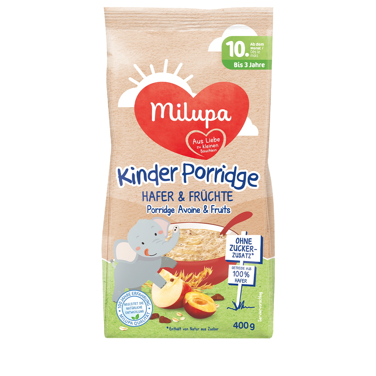 Porridge with Oats and Fruits 10M