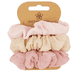 Scrunchie Yoga Chiffon 3 pieces, light pink, beige, antique pink