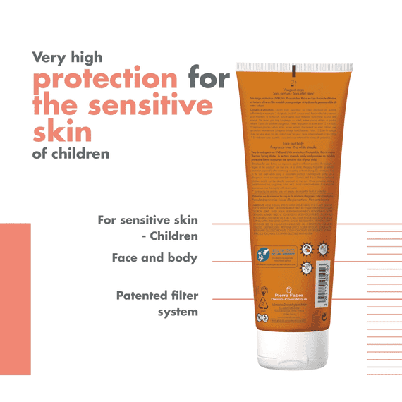 SPF50+ sun milk for children