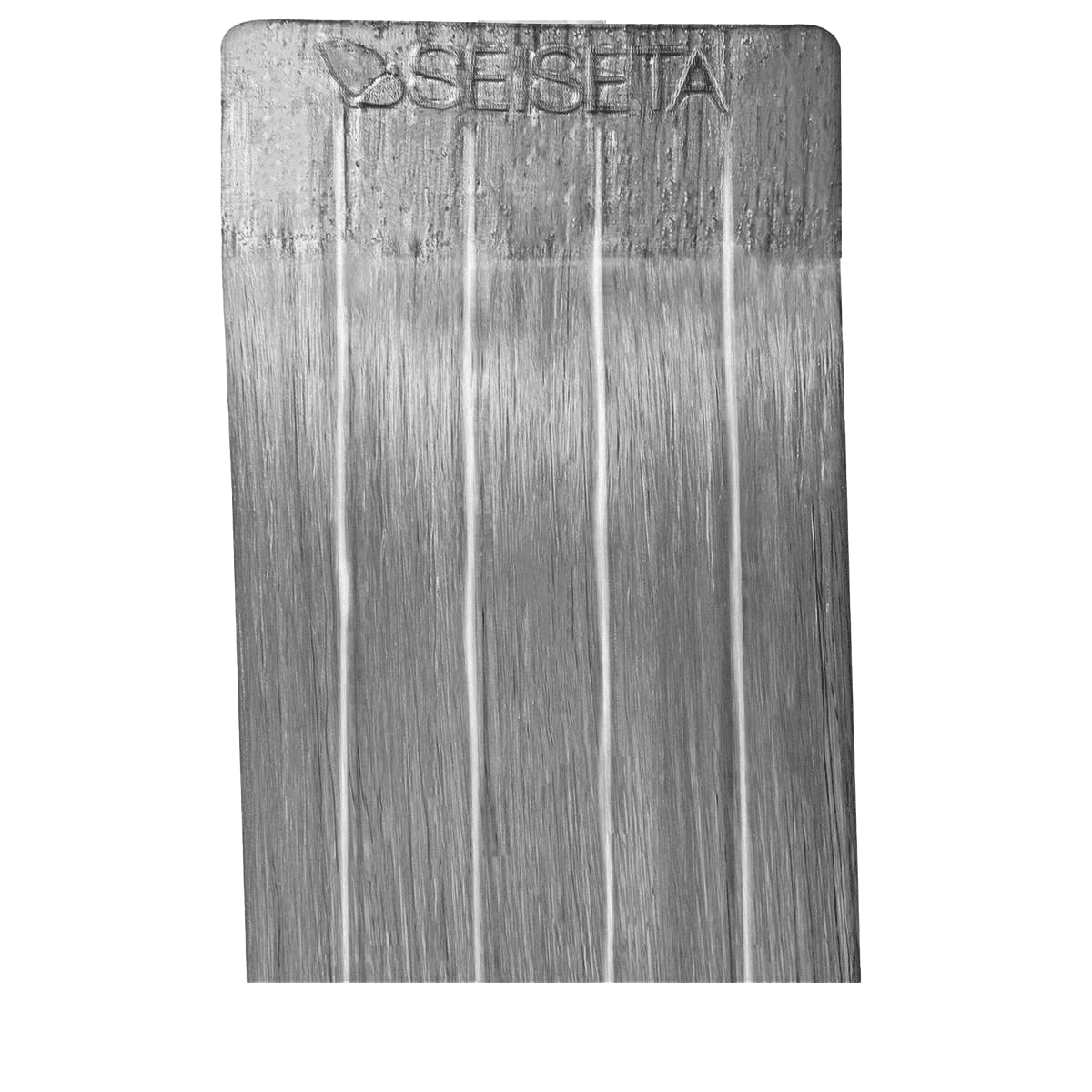 Keratin Hair Extensions 50/55 cm - 1B/Silver, black/silver