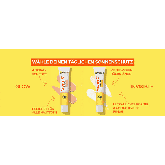 Vitamine C Fluide solaire quotidien Invisible avec SPF 50+