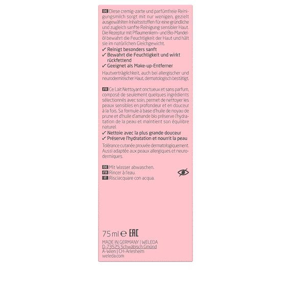 Sensitive Lait Nettoyant Amande