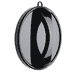 Miroir à main avec support noir