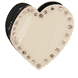 Set Of Heart Clips - Beige