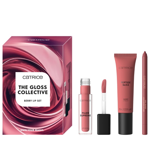 The Gloss Collective Berry Lip Set - 01 Gloss The Line!