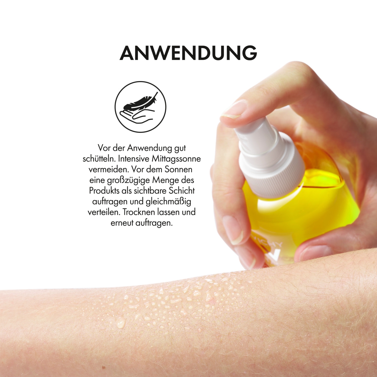 Eau de protection solaire hydratante SPF50 - Action antioxidante