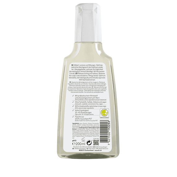 Sensitive Shampoo with Heartseed
