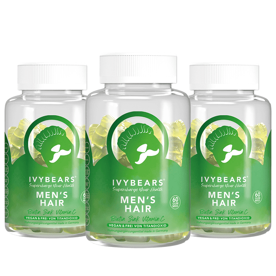3 Monatspackung Haarvitamine für Männer