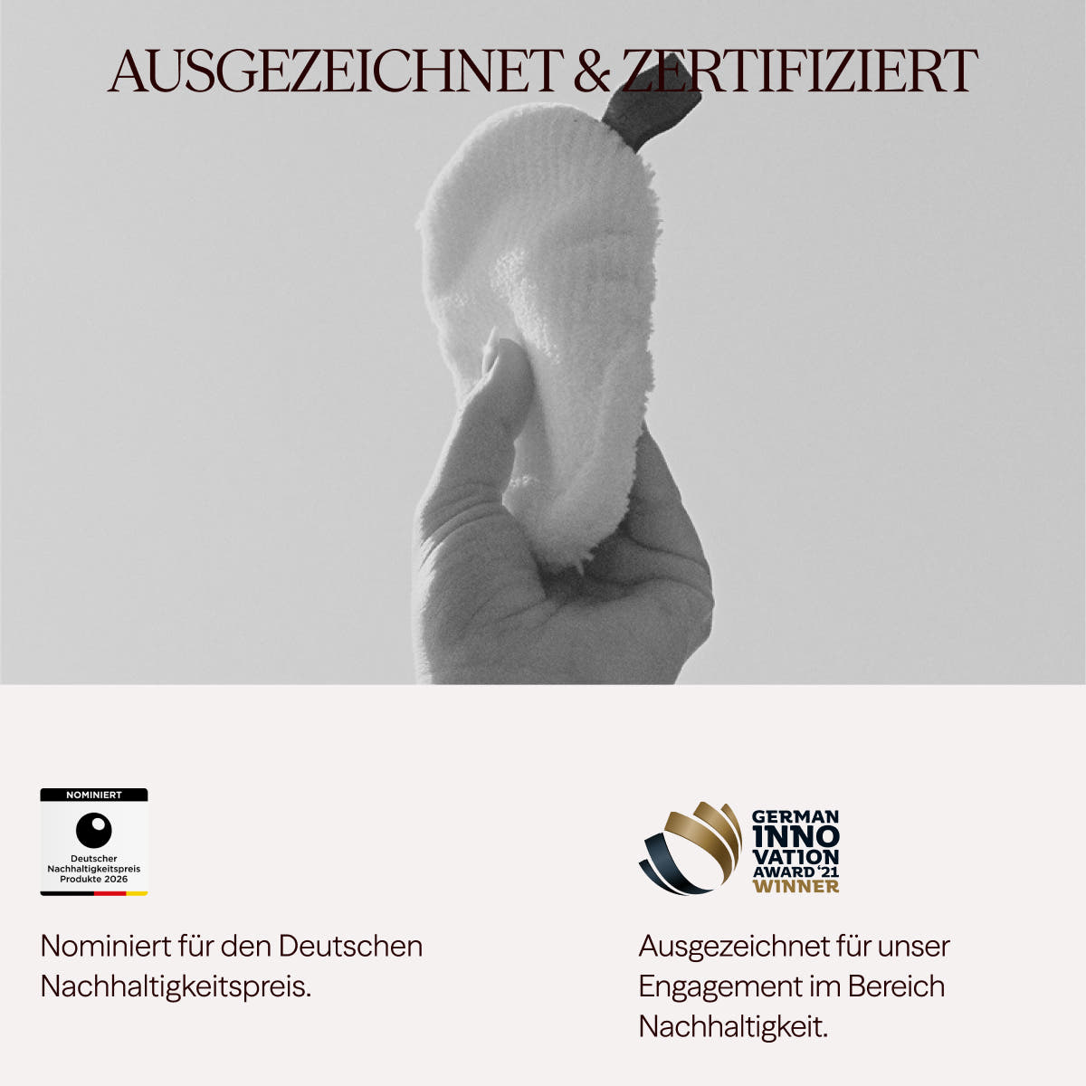 Wiederverwendbare Peeling- & Reinigungspads Gesicht - 2er Set