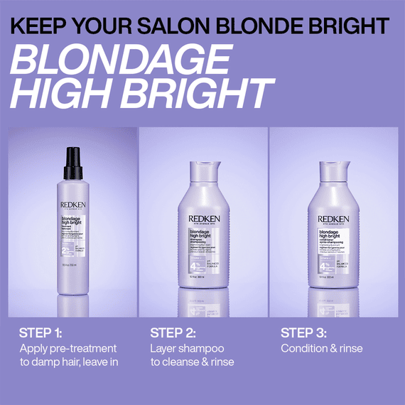 Conditioner pour un blond brillant