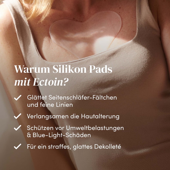 Wiederverwendbares Dekolleté Pad mit Ectoin