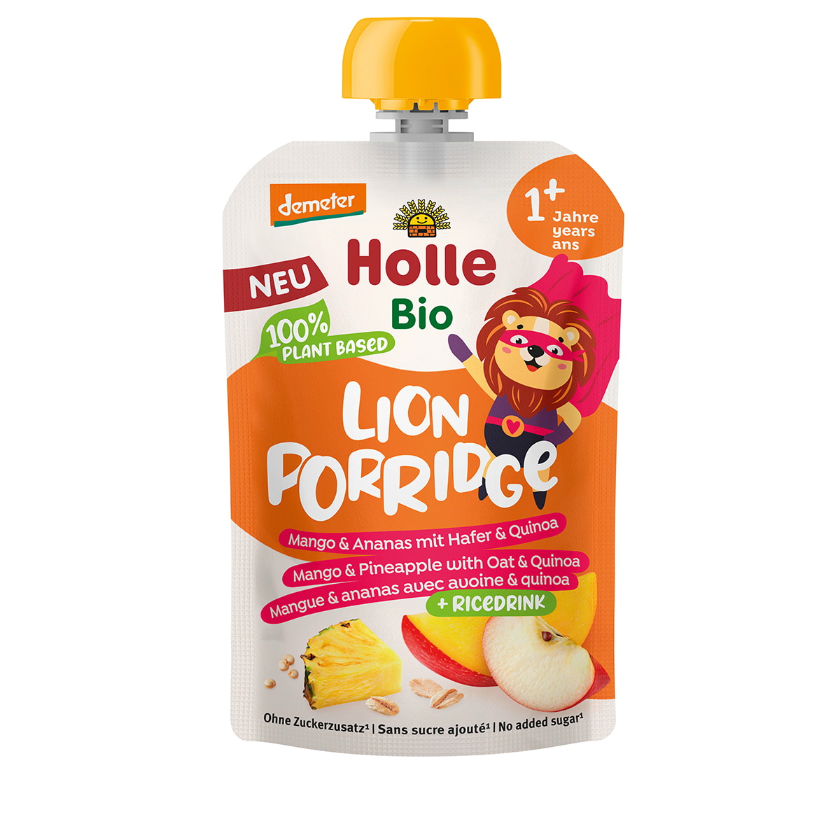 Lion Porridge – Mango & ananas con avena & quinoa