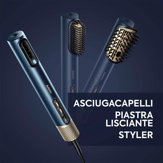 Spazzola ad Aria Air Wand blu/oro AS6550CHE