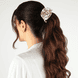 Scrunchie With Rose - Beige