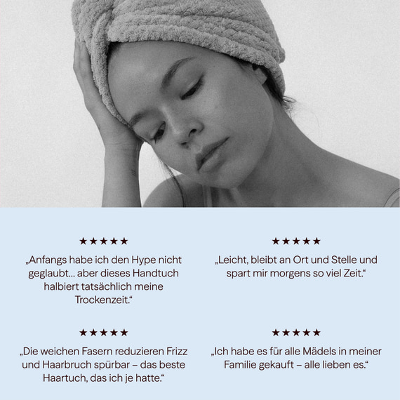 Ultrasaugstarkes Mikrofaser-Haarturbanhandtuch - 2er Set - Blush & Soft Rose