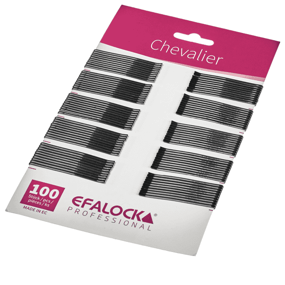 Chevalier hair clips 5 cm Black 100 pcs.