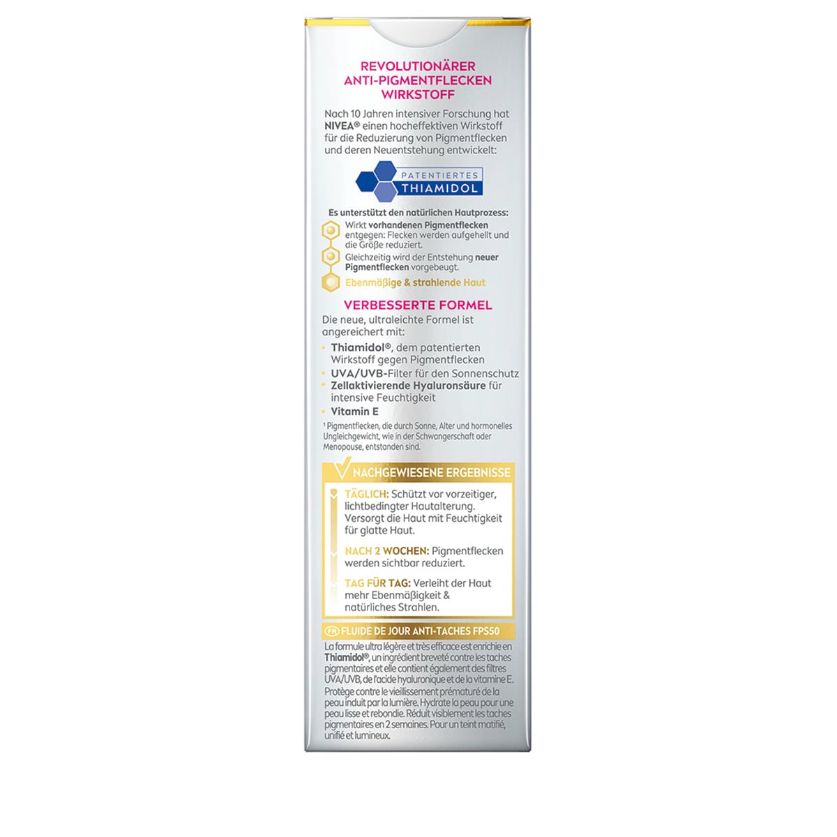 Anti-Pigmentflecken Tagespflege Fluid LSF 50