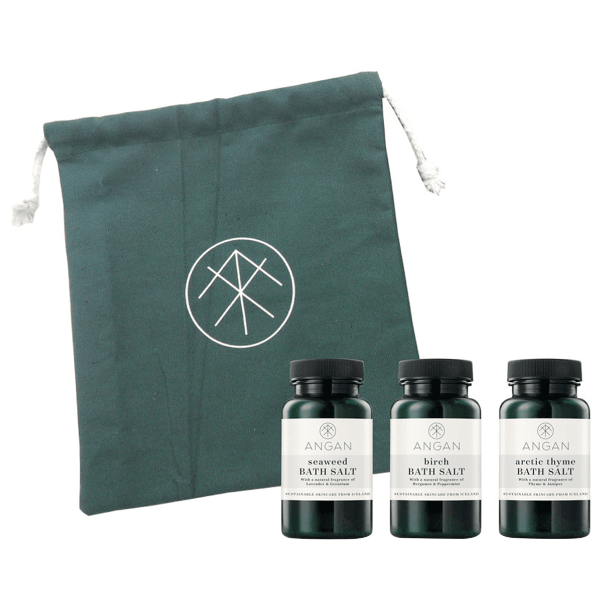 3 Pack Bath Salt Seaweed / Birch / Thyme