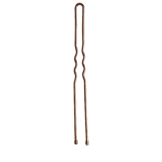 2,75" Haarnadeln Braun 150 Stk.
