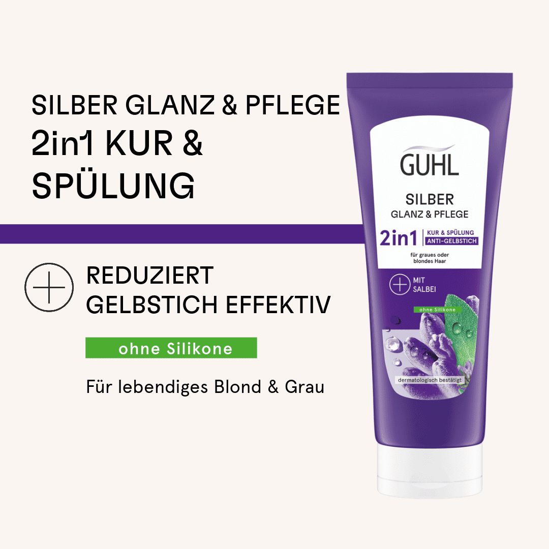 Silber Glanz & Pflege 2in1 Anti-Gelbstich Kur & Spülung