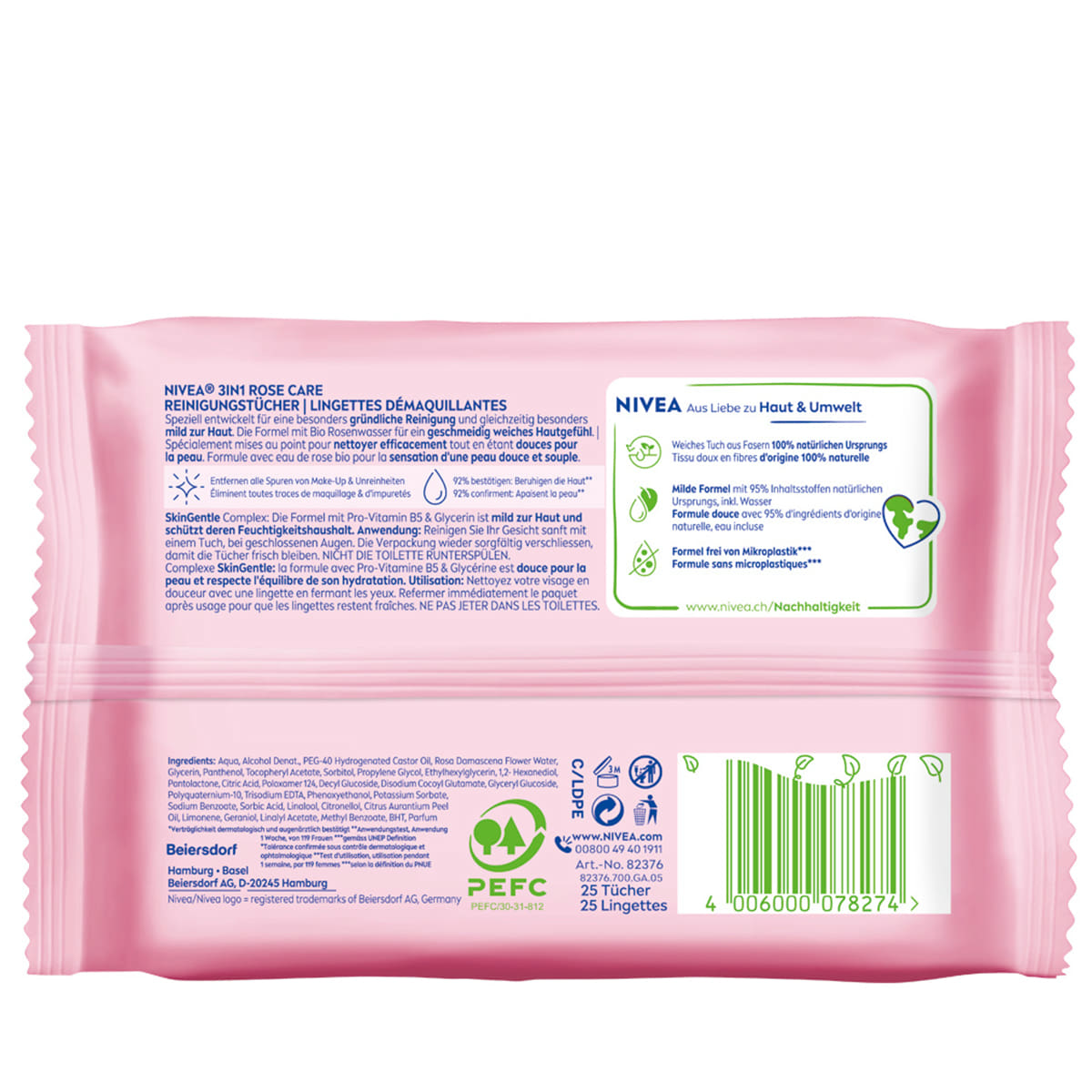 Acqua di Rose Salviette Detergenti