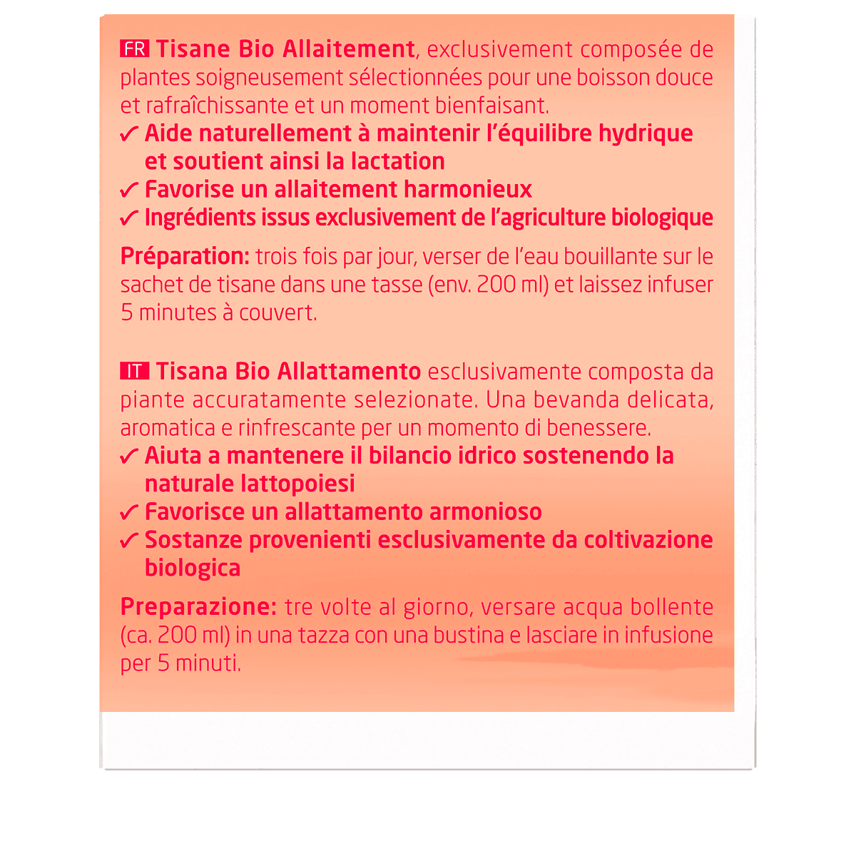 Tisane Bio Allaitement