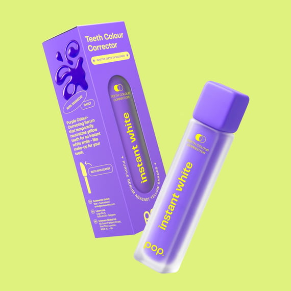 Pop Teeth Colour Corrector - Instant White Serum