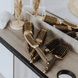 Expert Style Control Nylon Bristles Gold&Brown